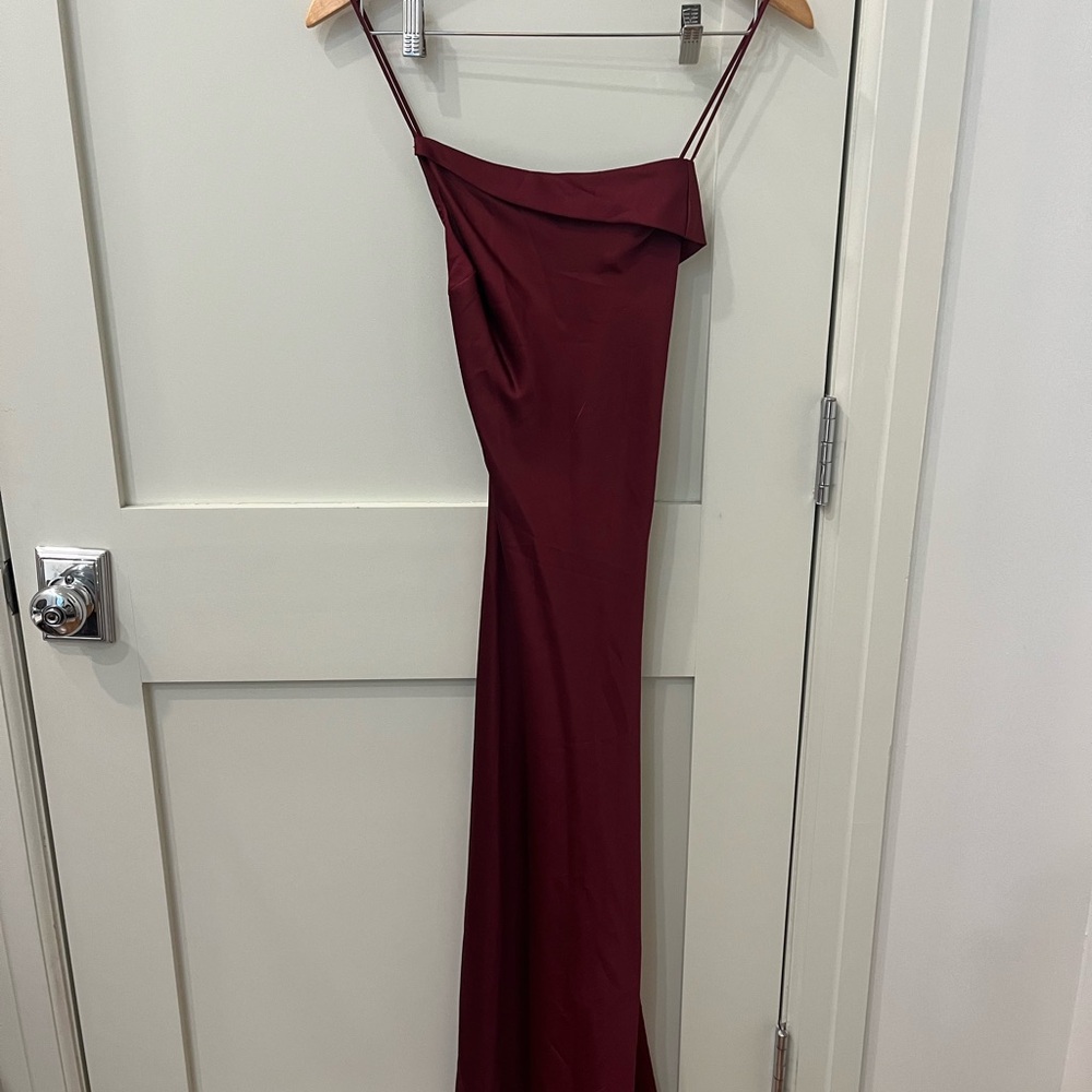 Astr Burgundy Dress